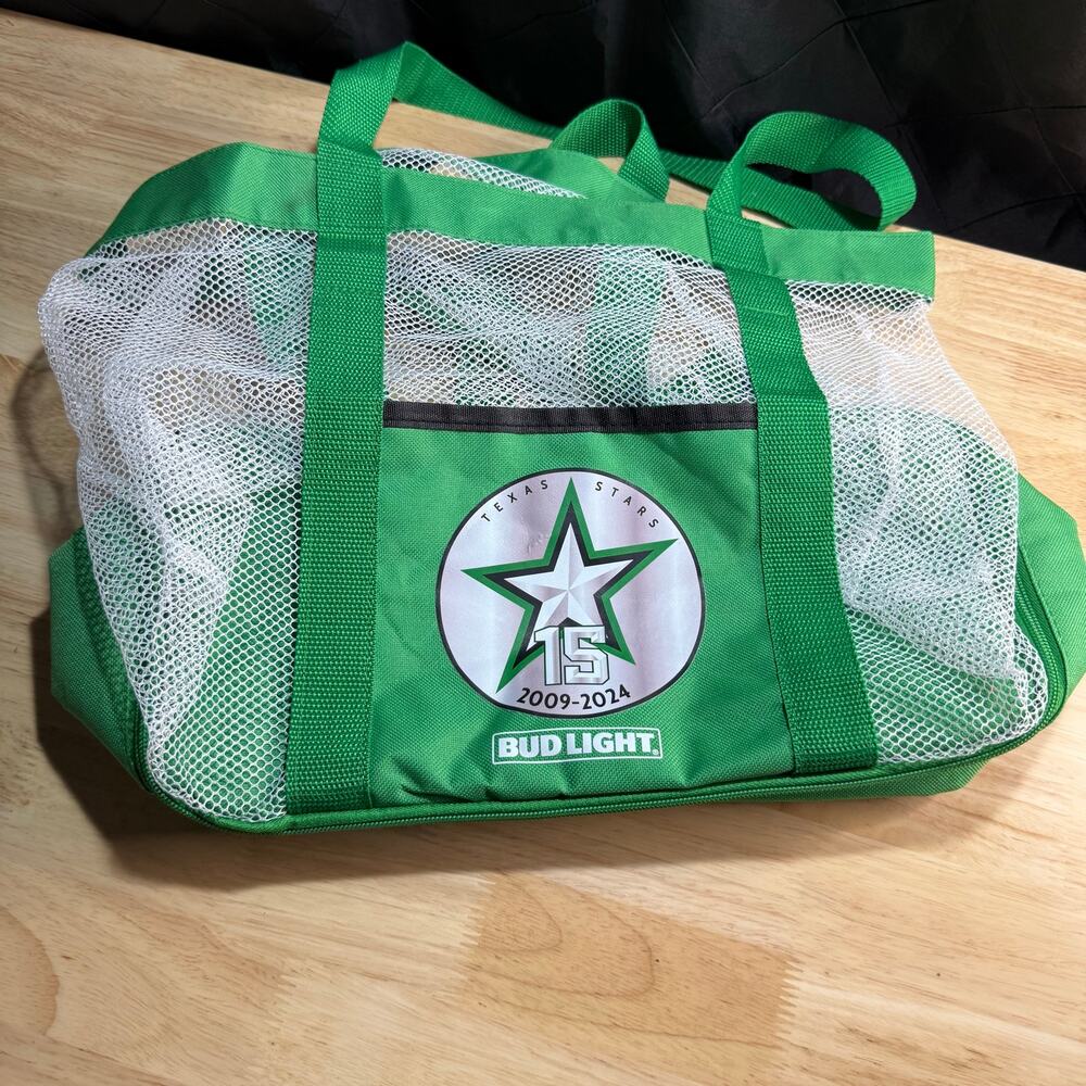 Texas Stars 15th anniversary (2009-2024) promo tote bag sponsored by Bud Light